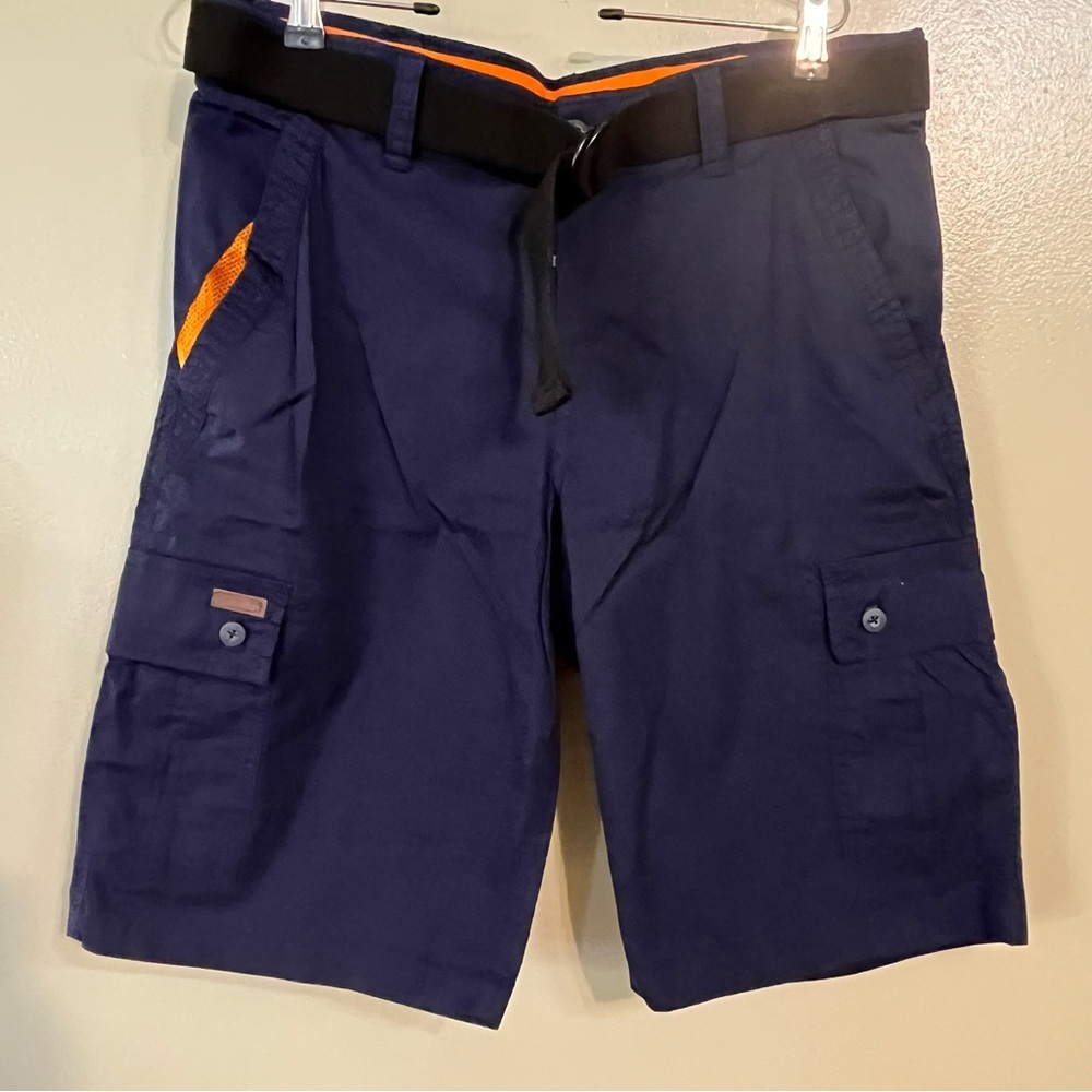 Smiths Workwear Rip Stop Men's Navy    Cargo Shorts Size 34 NWT